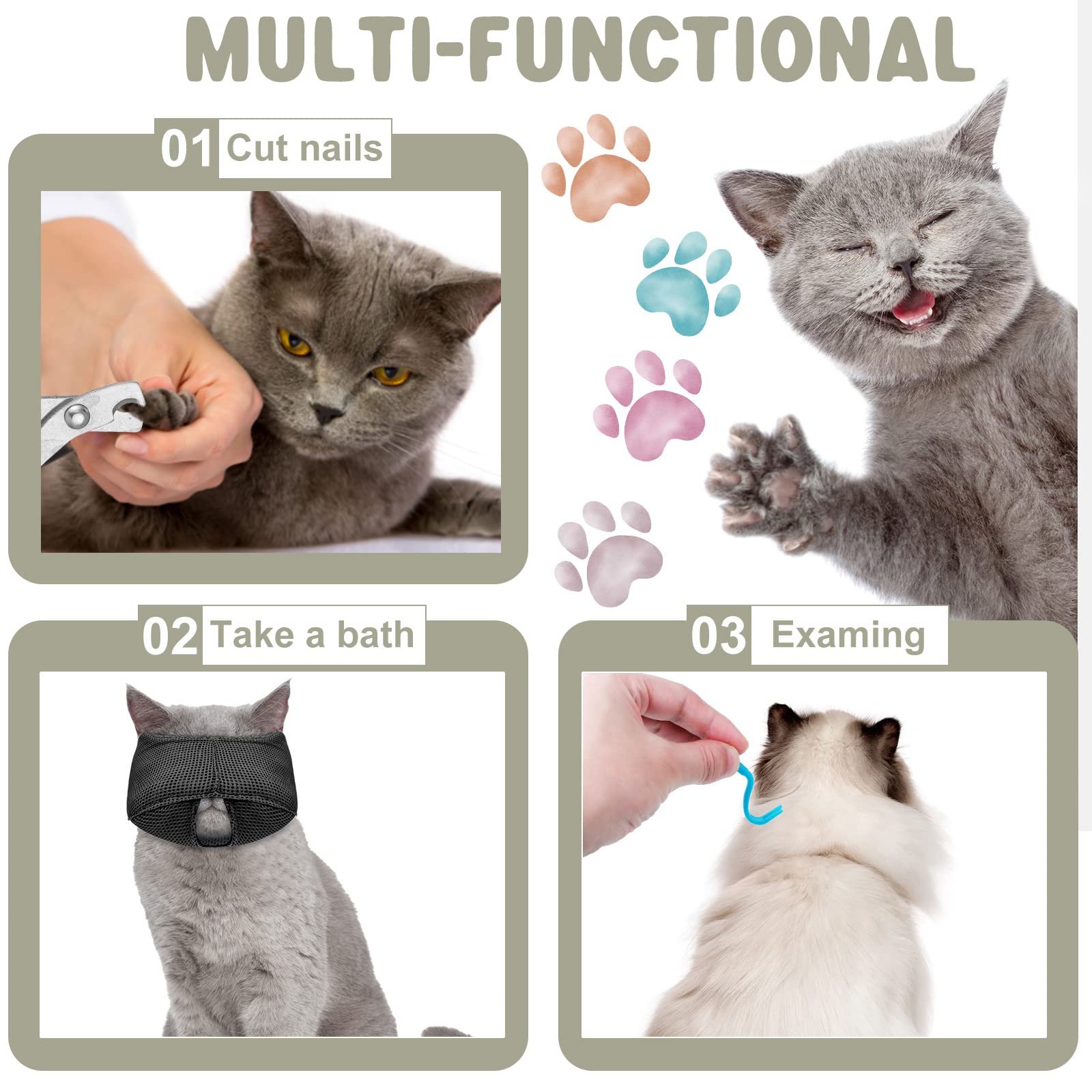 Kritkin peine para gatos, elimina enredos y mantiene el pelaje sano