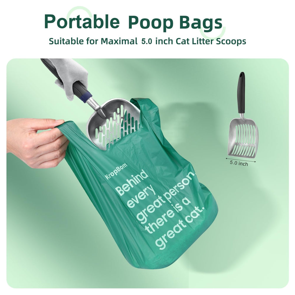 KropBom bolsas-gato-70-plastico-reciclado: opción ecológica para recoger desechos.
