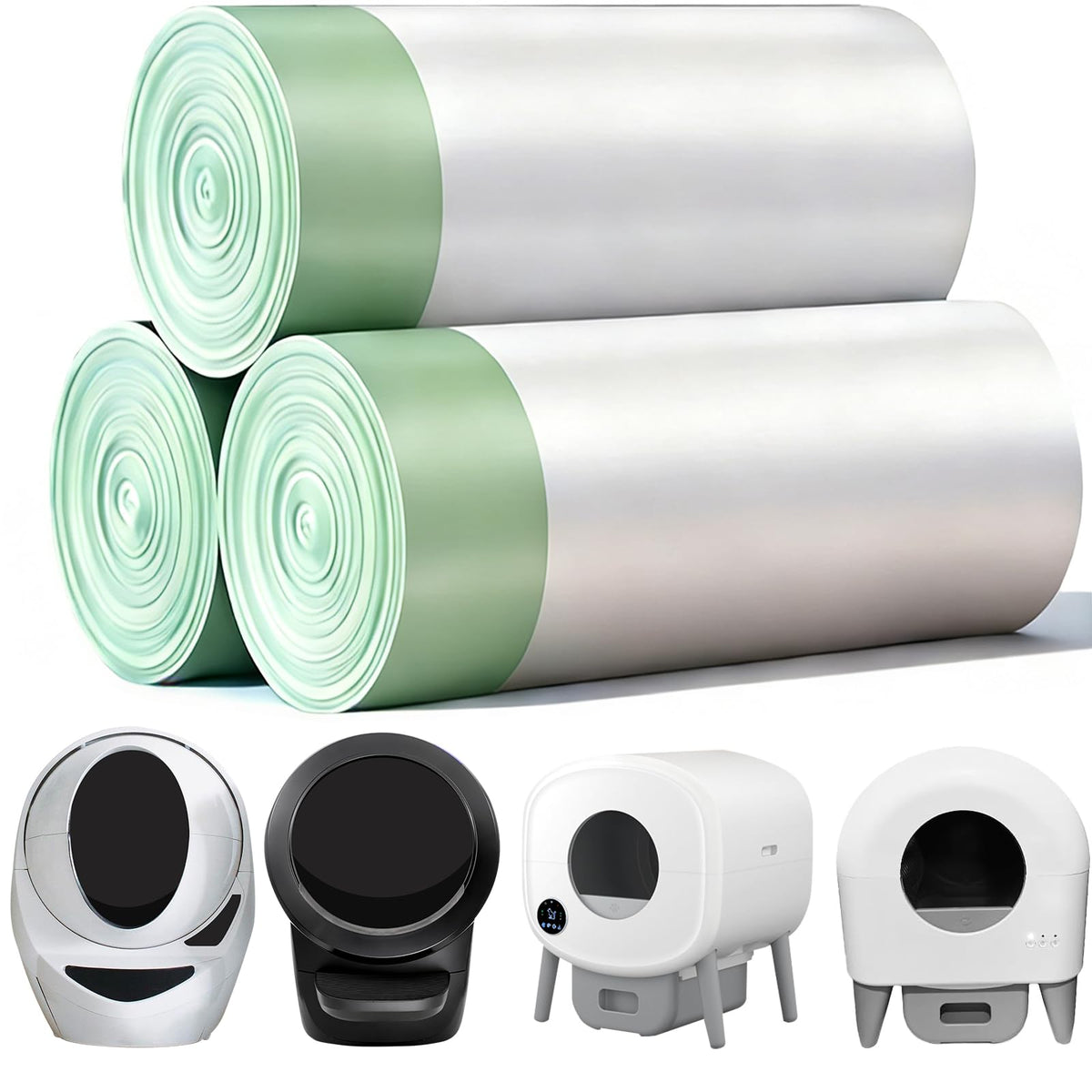 KropBom bolsas liner para cajón de desechos en robot 4/3, ajuste preciso y cómodo