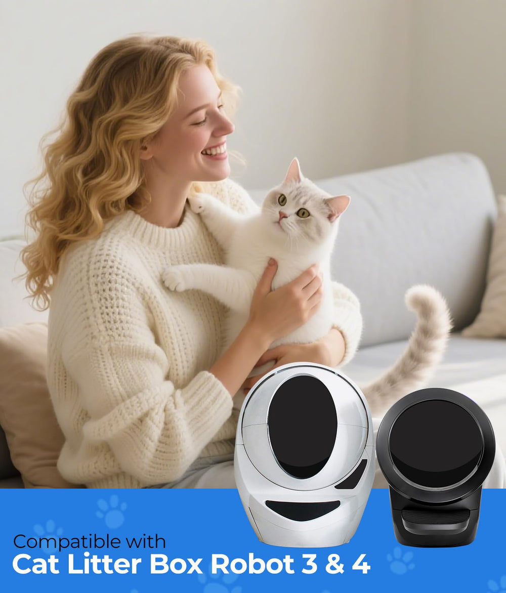 KropBom para robot Litter Box 3, inserción segura en la bandeja
