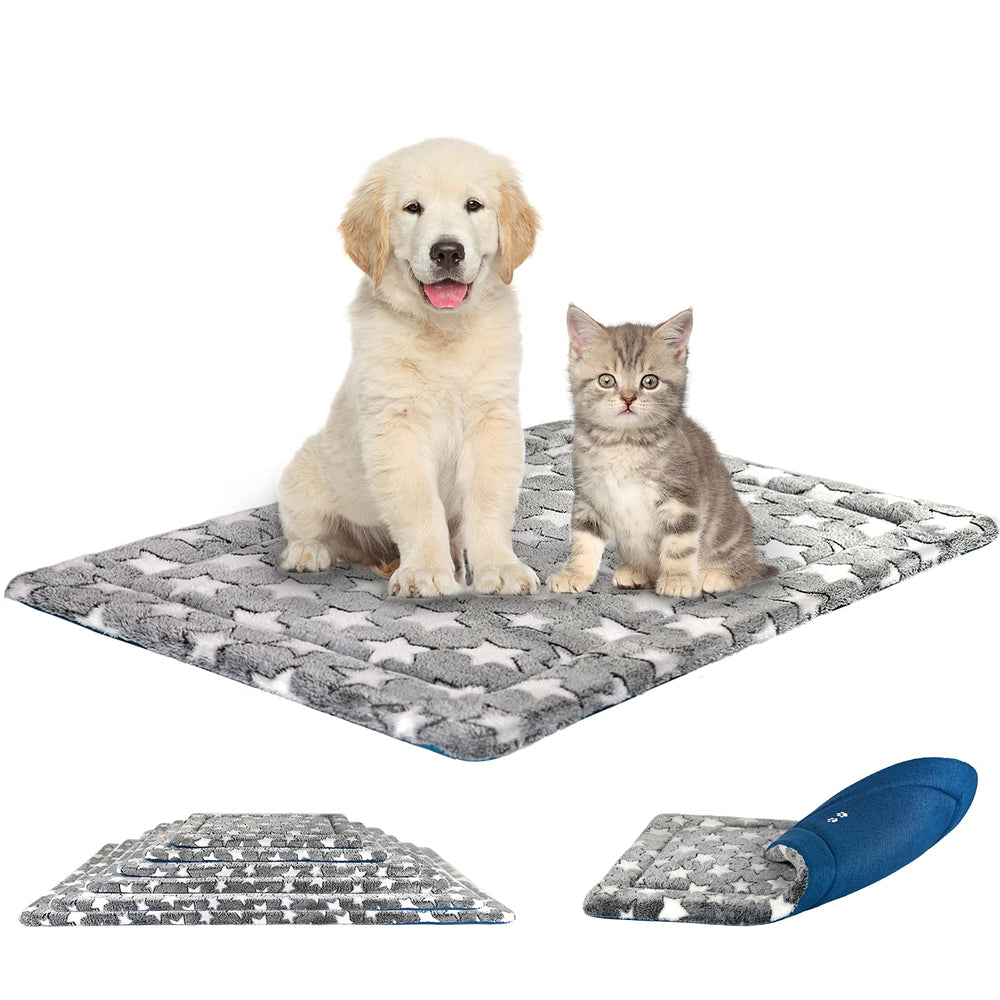 KROSER Fancy Dog Crate Pad reversible frío, perfecta para mantener al perro cómodo en verano