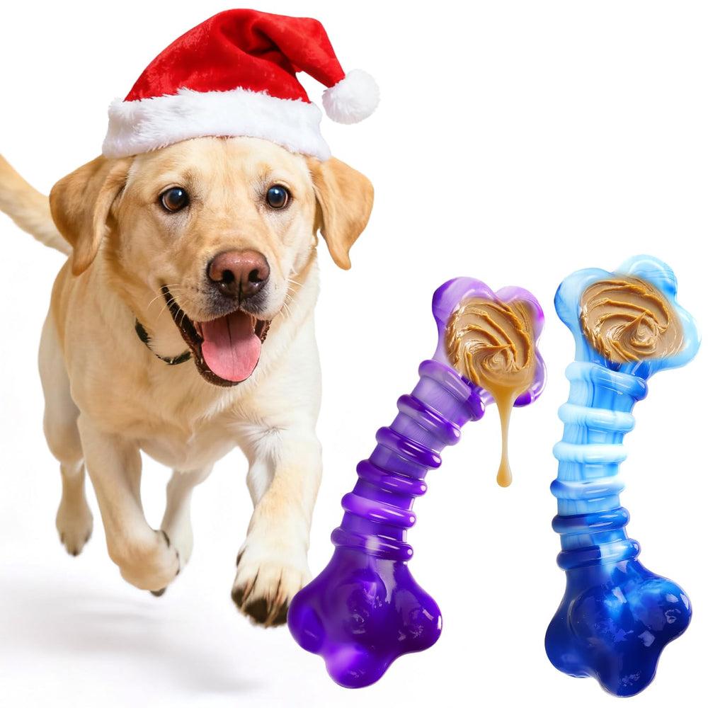 Juguete con sabor a carne Kseroo para perros grandes, ideal para entrenamiento y motivación.