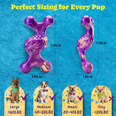 Regalo de Navidad Kseroo para perros; añade alegría festiva a su masticación.