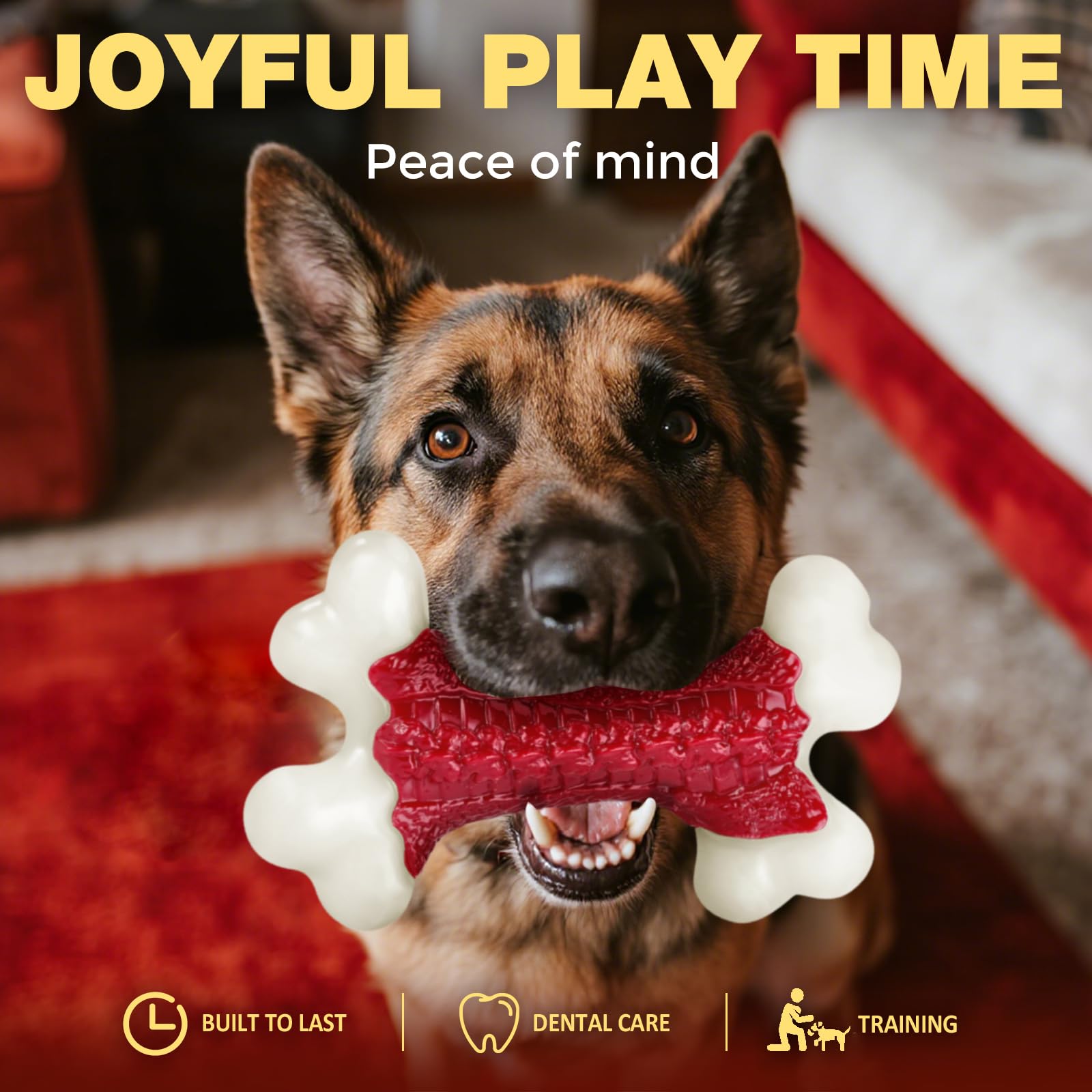 Kseroo uso interior y exterior, juguetes versátiles para perros activos.
