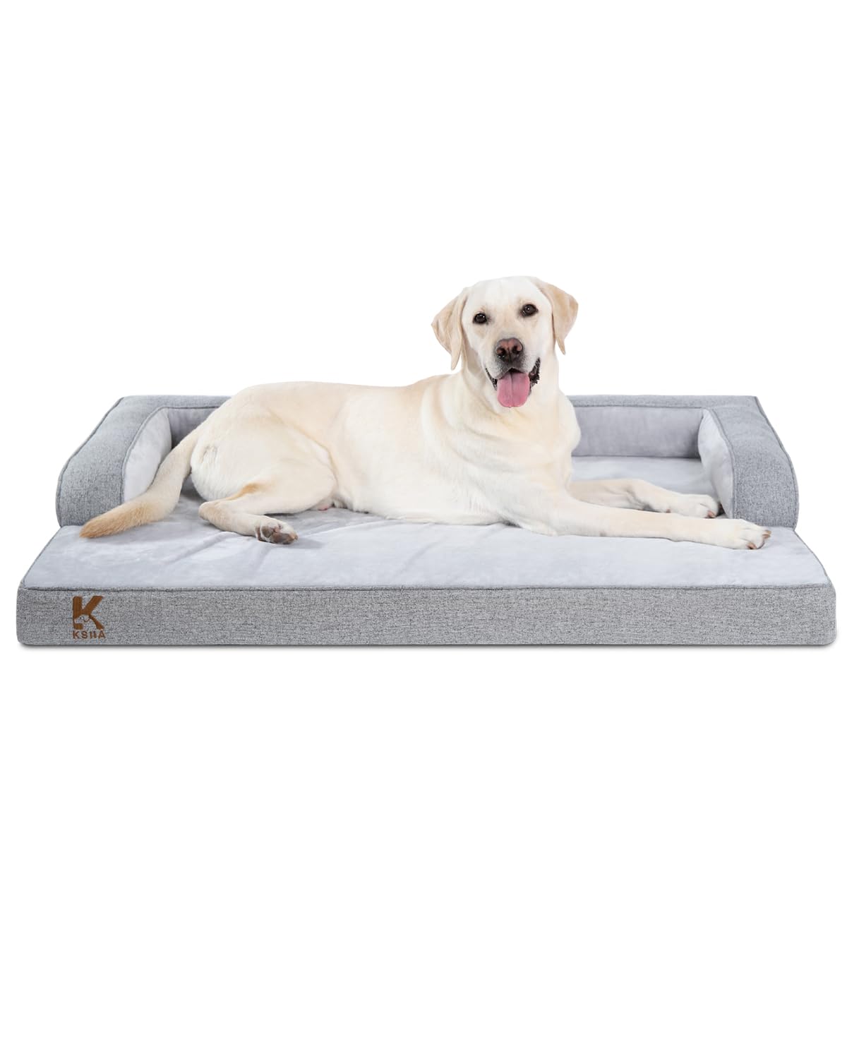 KSIIA cama senior con exterior suave para perros mayores