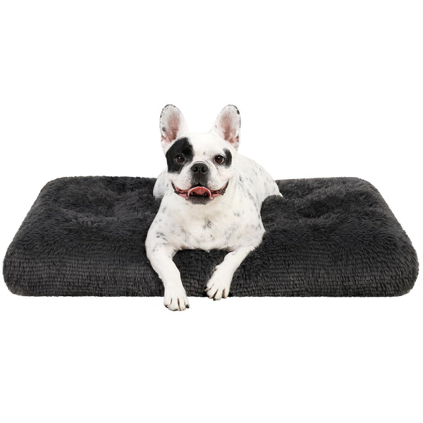 KSIIA cama kennel acolchada, sensación suave y cálida para perros medianos.