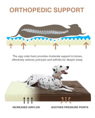 KSIIA cama impermeable con superficie suave mantiene la espuma seca para descanso continuo