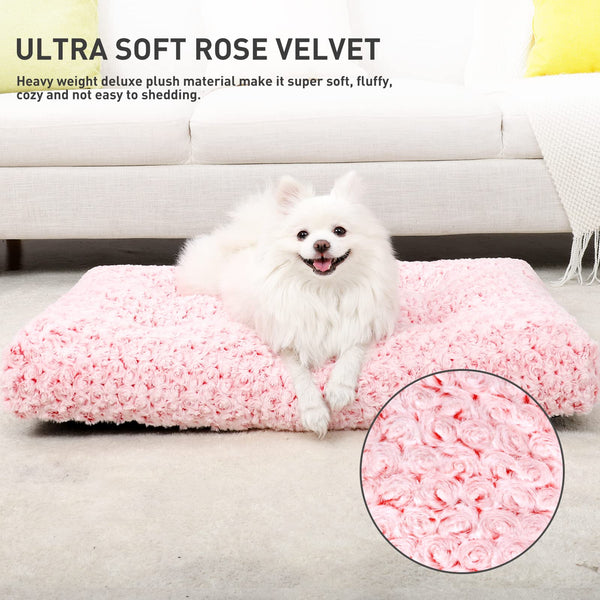 KSIIA Cama Deluxe Rosa: base antideslizante para mayor seguridad al subir.