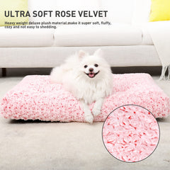 KSIIA Cama Deluxe Rosa: base antideslizante para mayor seguridad al subir.