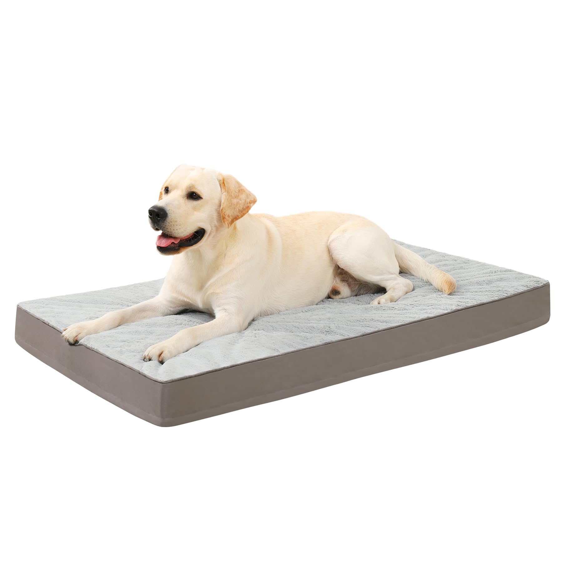 KSIIA cama ortopédica para perros con espuma en panal y soporte suave