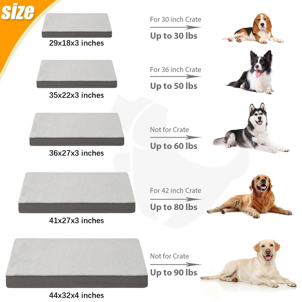 KSIIA dimensiones 35 x 22 pulgadas para perros medianos