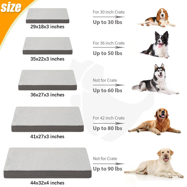 KSIIA dimensiones 35 x 22 pulgadas para perros medianos
