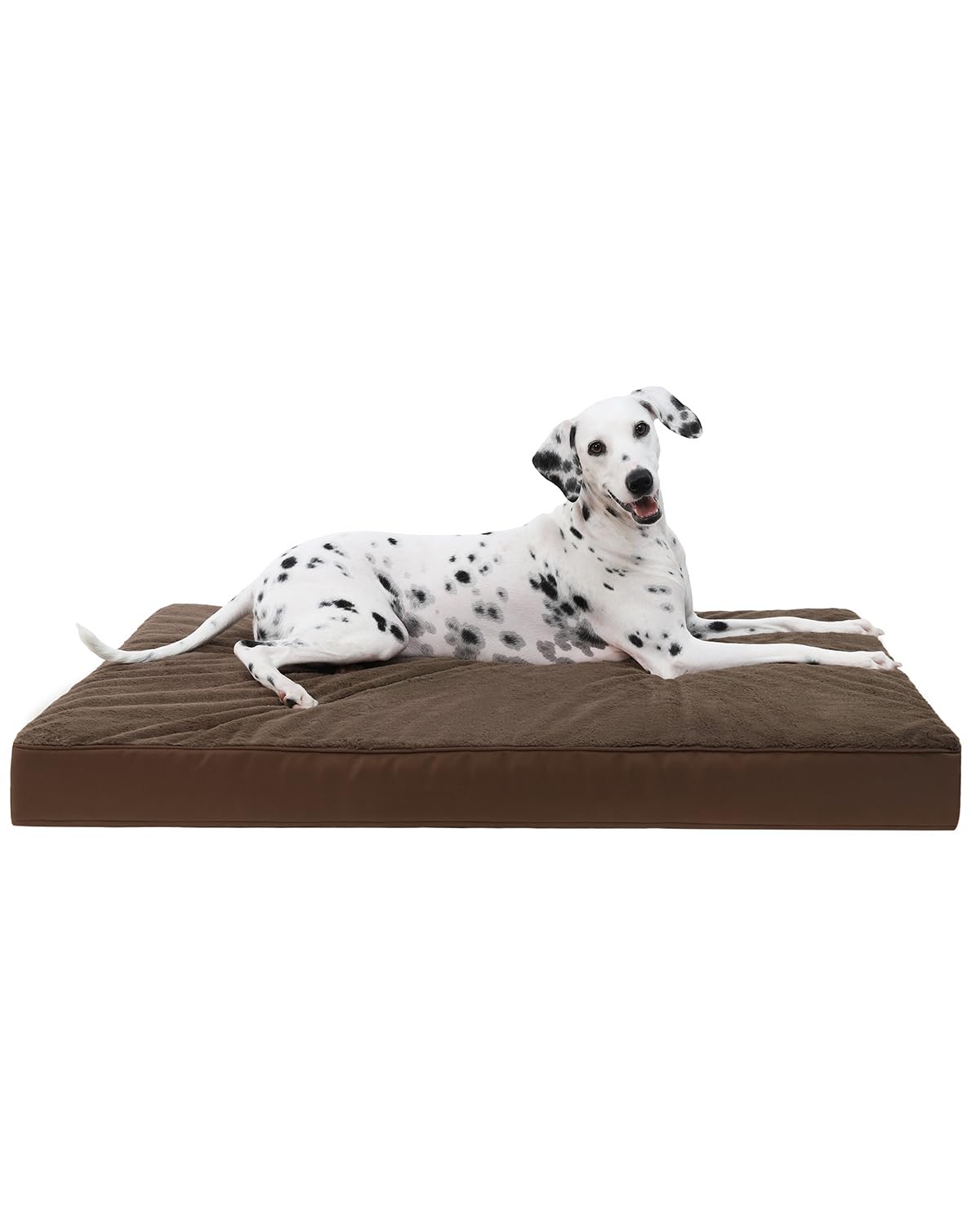 KSIIA cama ortopédica para perros grandes con espuma tipo panal para soporte cómodo.