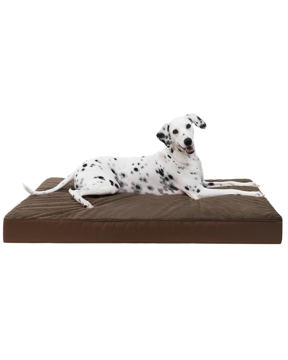 KSIIA cama ortopédica para perros grandes con espuma tipo panal para soporte cómodo.