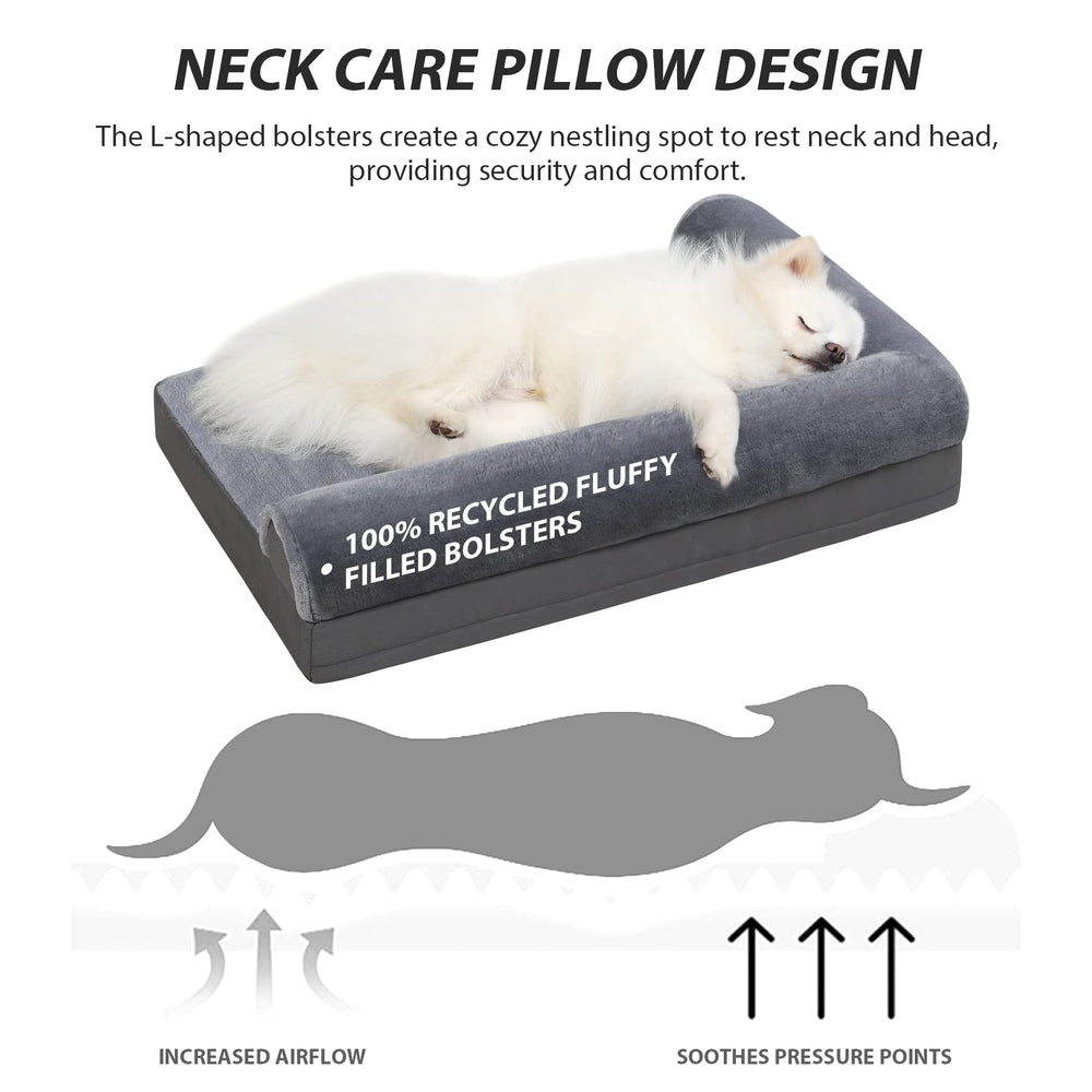 KSIIA Cama con capa impermeable TPU protege la espuma y facilita la limpieza.