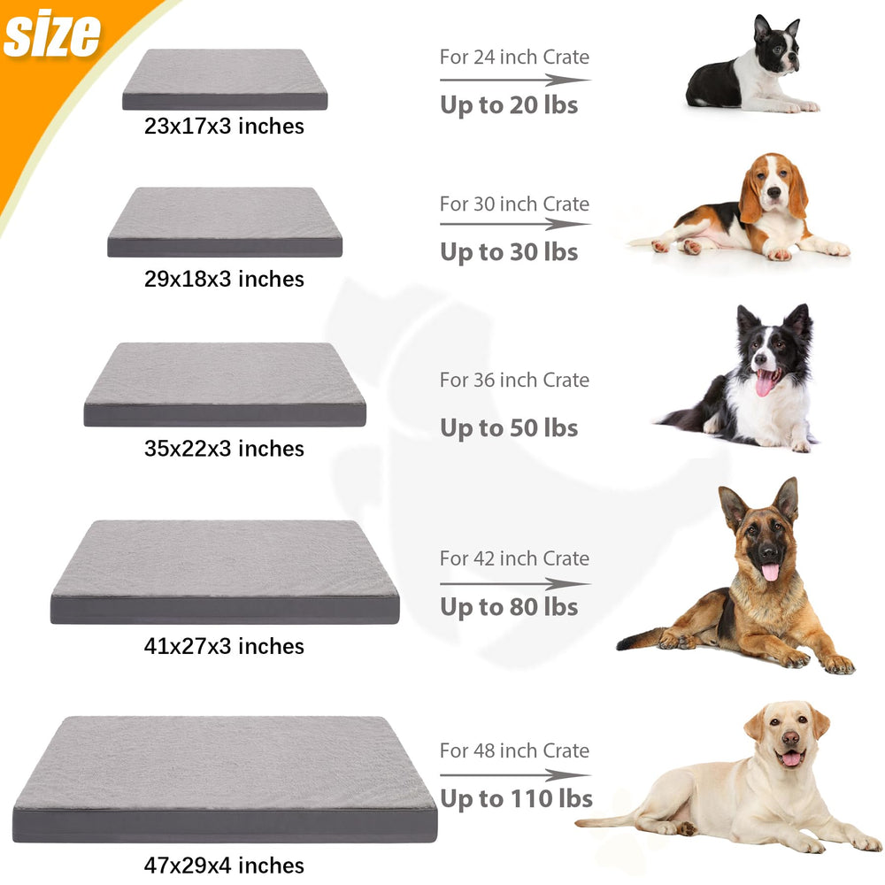 KSIIA tamaño 41x27 pulgadas apta para perros hasta 80 libras.