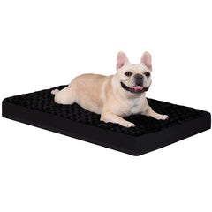 KSIIA cama para jaula, terciopelo rosa suave, confort suave para perros medianos.