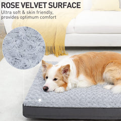 KSIIIA cama con funda lavable, facilita el mantenimiento diario.
