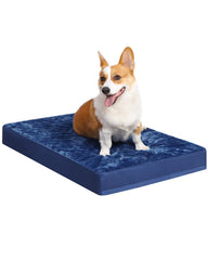 KSIIA cama ortopédica para perros con espuma huevo, apoyo para articulaciones.