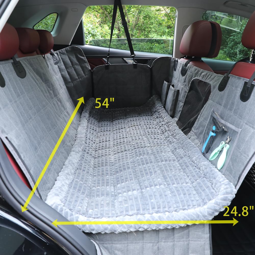 Ksiliup funda de asiento para perros: protección antiarañazos en coche.