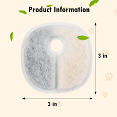 KTNAid paquete de 16 filtros, reposición anual para la fuente de gatos.