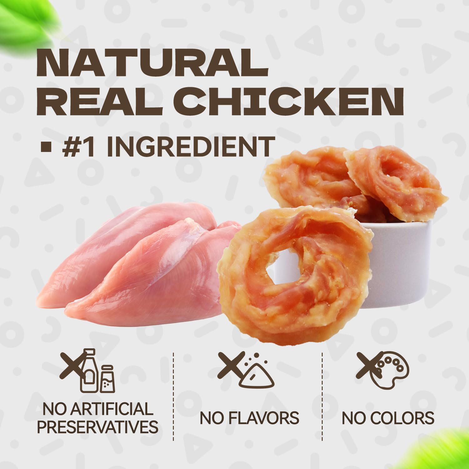 KUADELRO Tentempié de pollo bajo en grasa, opción sana para tentempié diario.
