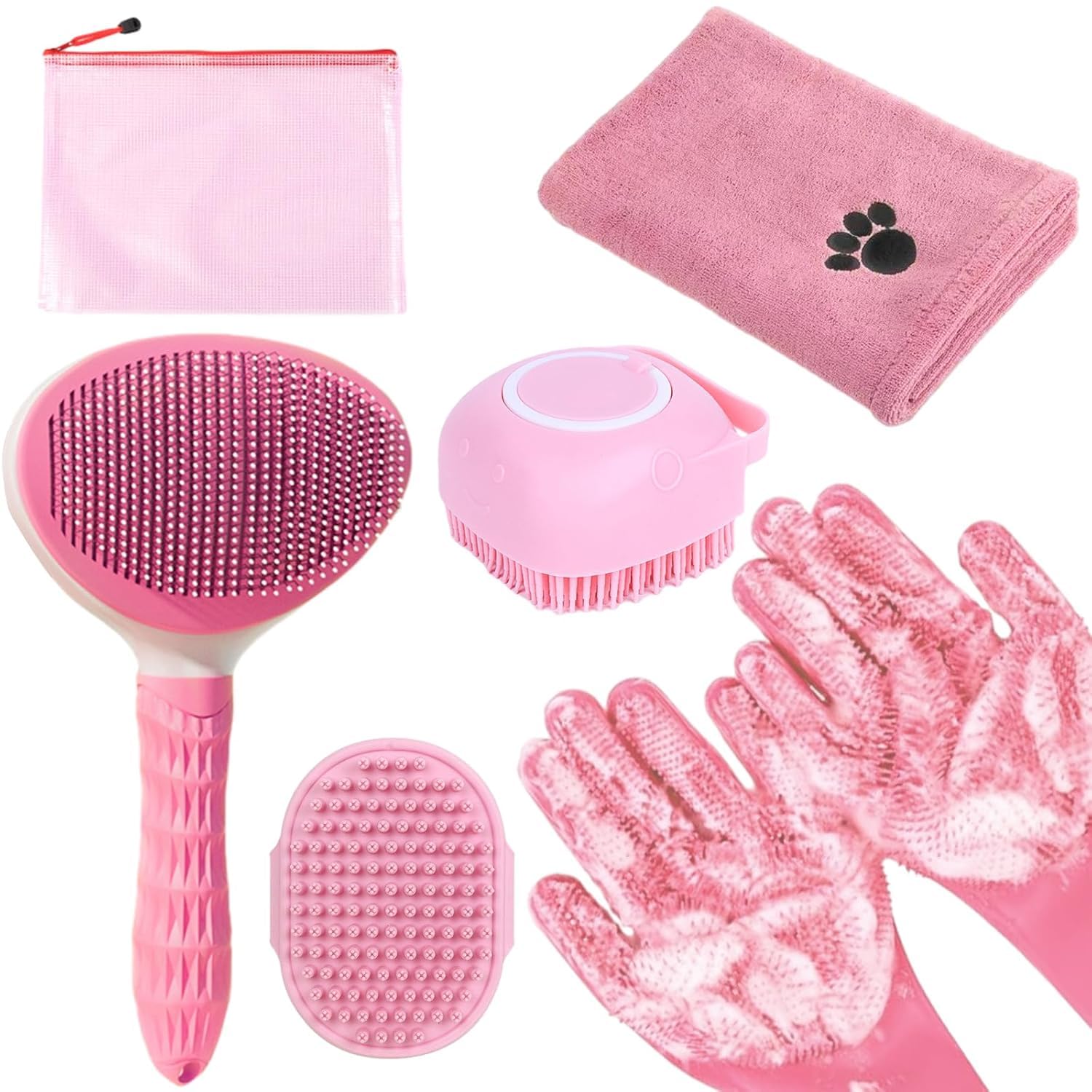 KUEIOX kit desenredante para mascotas, cepillo que deshace nudos sin irritar la piel