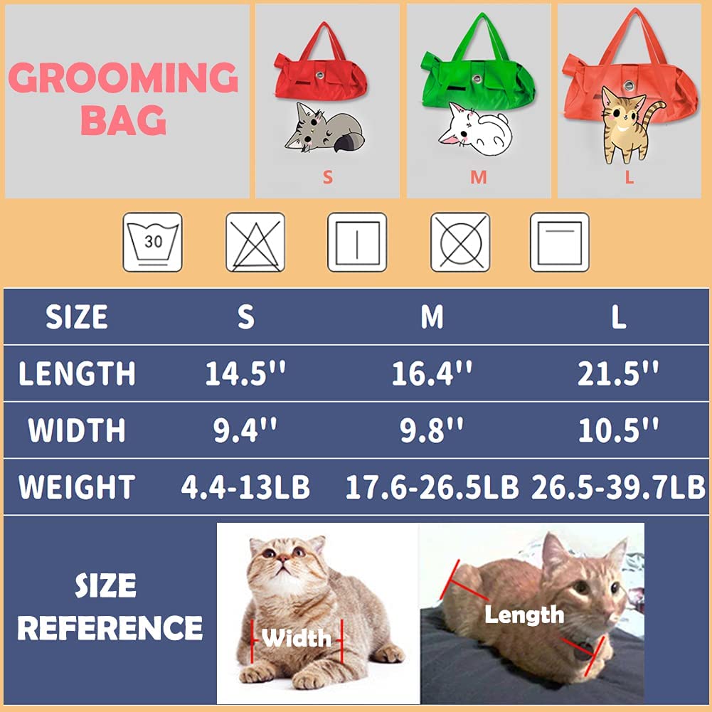 Kukaster Pet bolsa para cuidado de gato durante examen veterinario