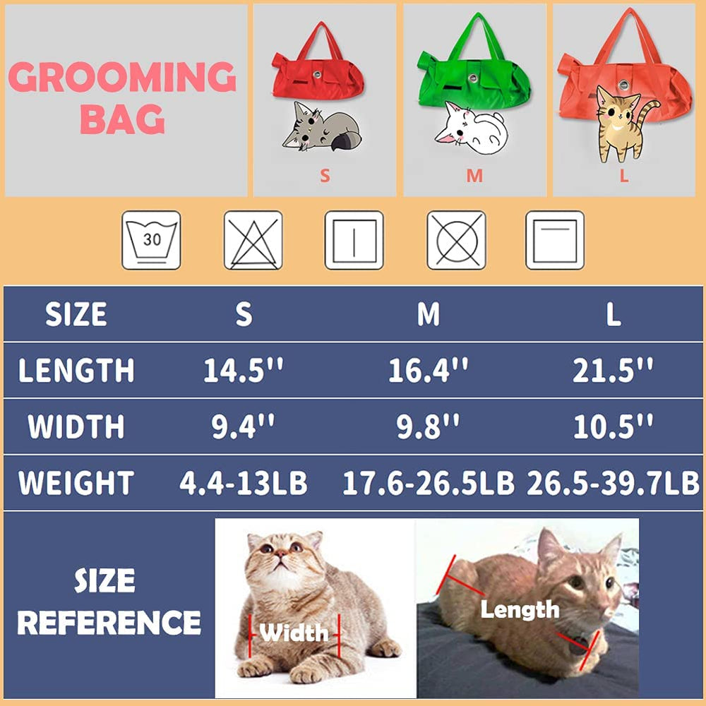 Kukaster Pet bolsa para cuidado de gato durante examen veterinario