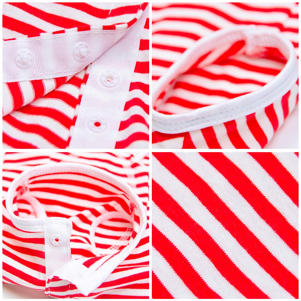 Kukaster Pet camisa protectora con cierre trasero, fácil de colocar.