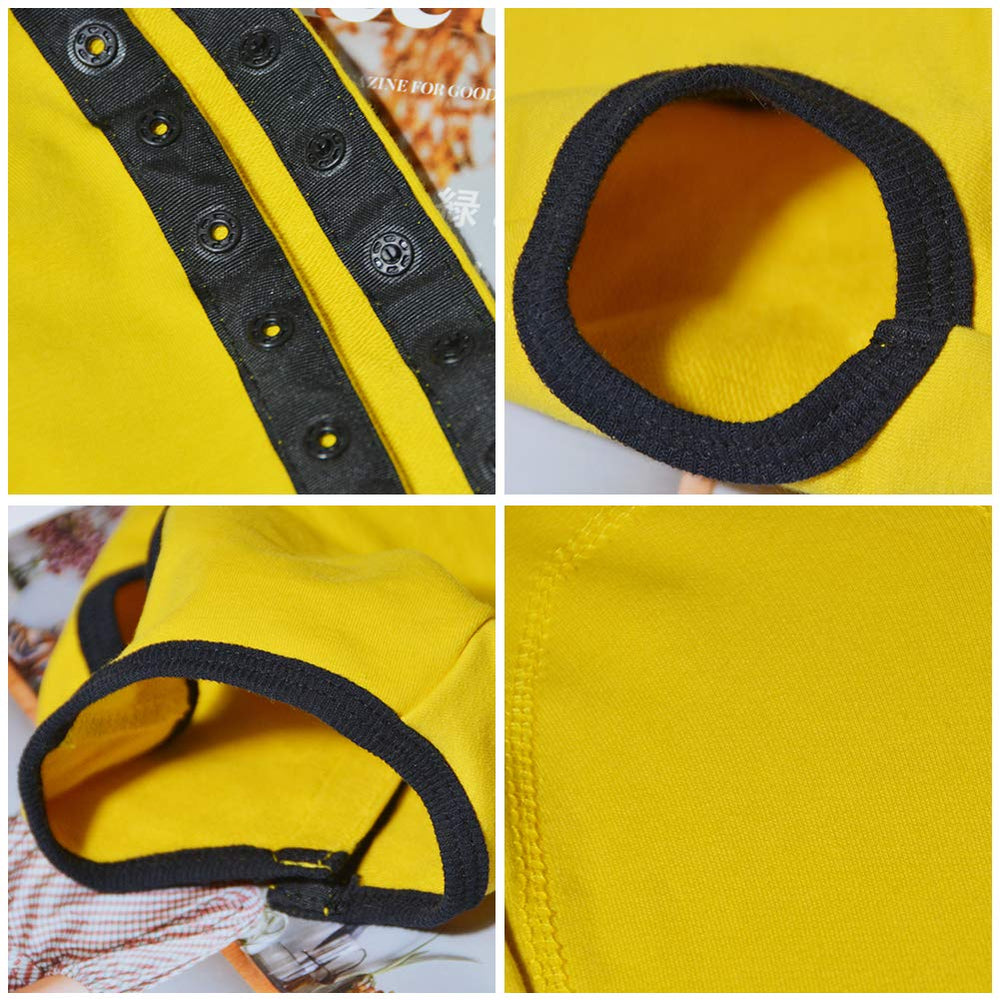Kukaster Pet traje con cierres traseros fácil de colocar