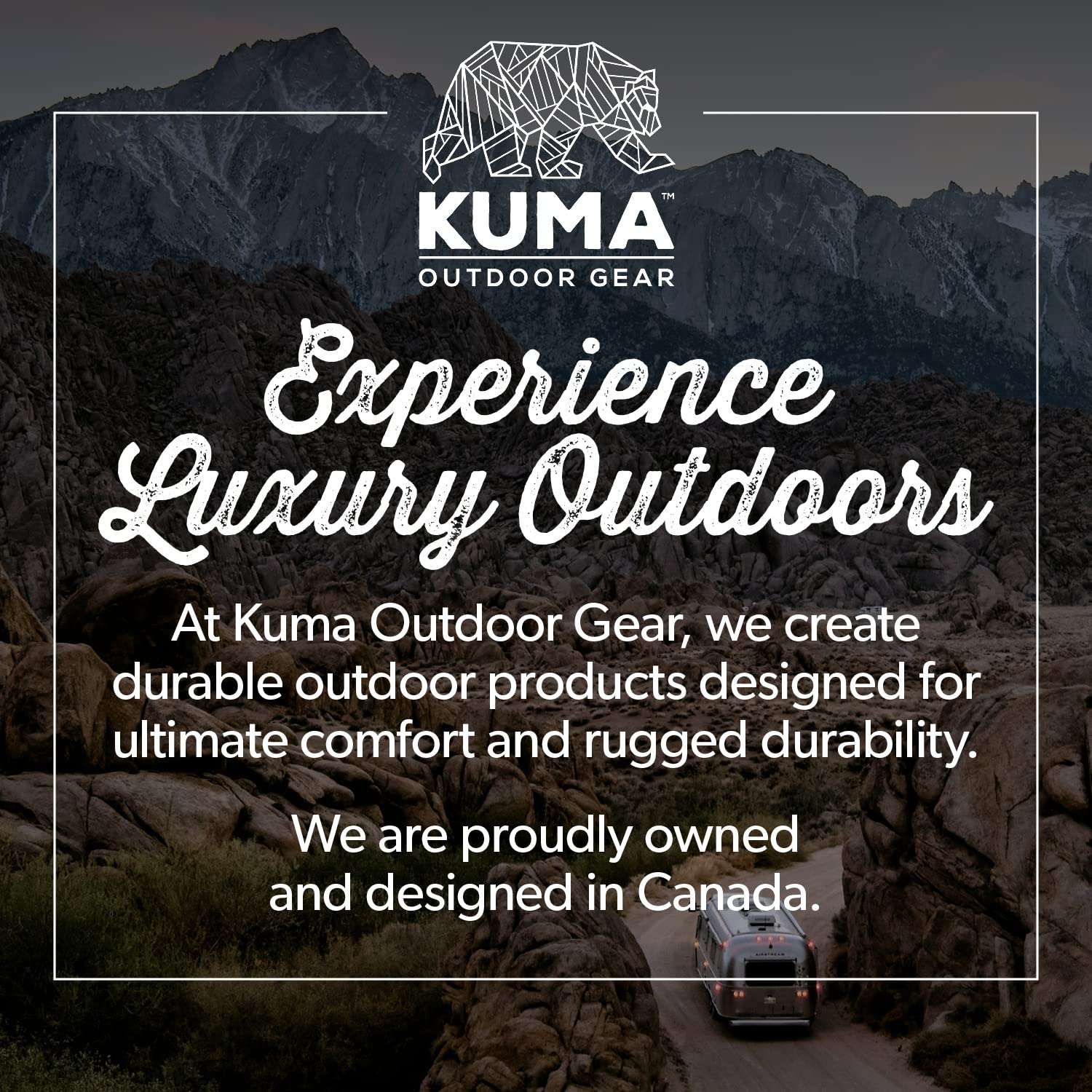 Ideal para camping y glamping con mascotas usando la cama Lazy Bear de Kuma.