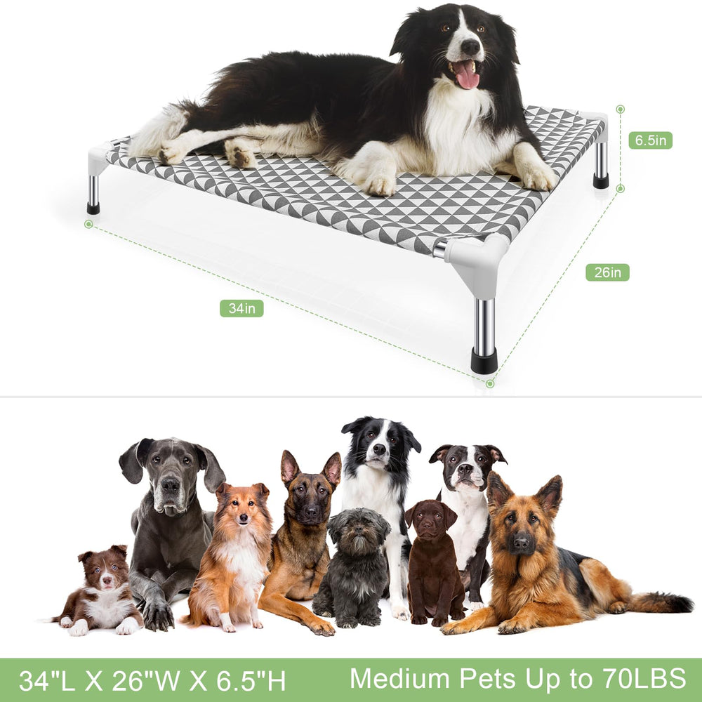 Kuntrust cama elevable exterior ligera y portatil: ideal para viajes.