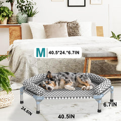 Diseño en U de la cama Kuntrust ofrece soporte para la cabeza.