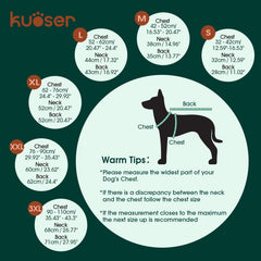 Kuoser Extrawarm, forro de felpa interior, abrigo suave y cálido.