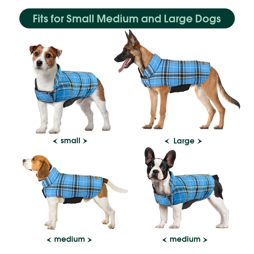 Kuoser capa para perros, ajuste en cuello y vientre con velcro; comodidad