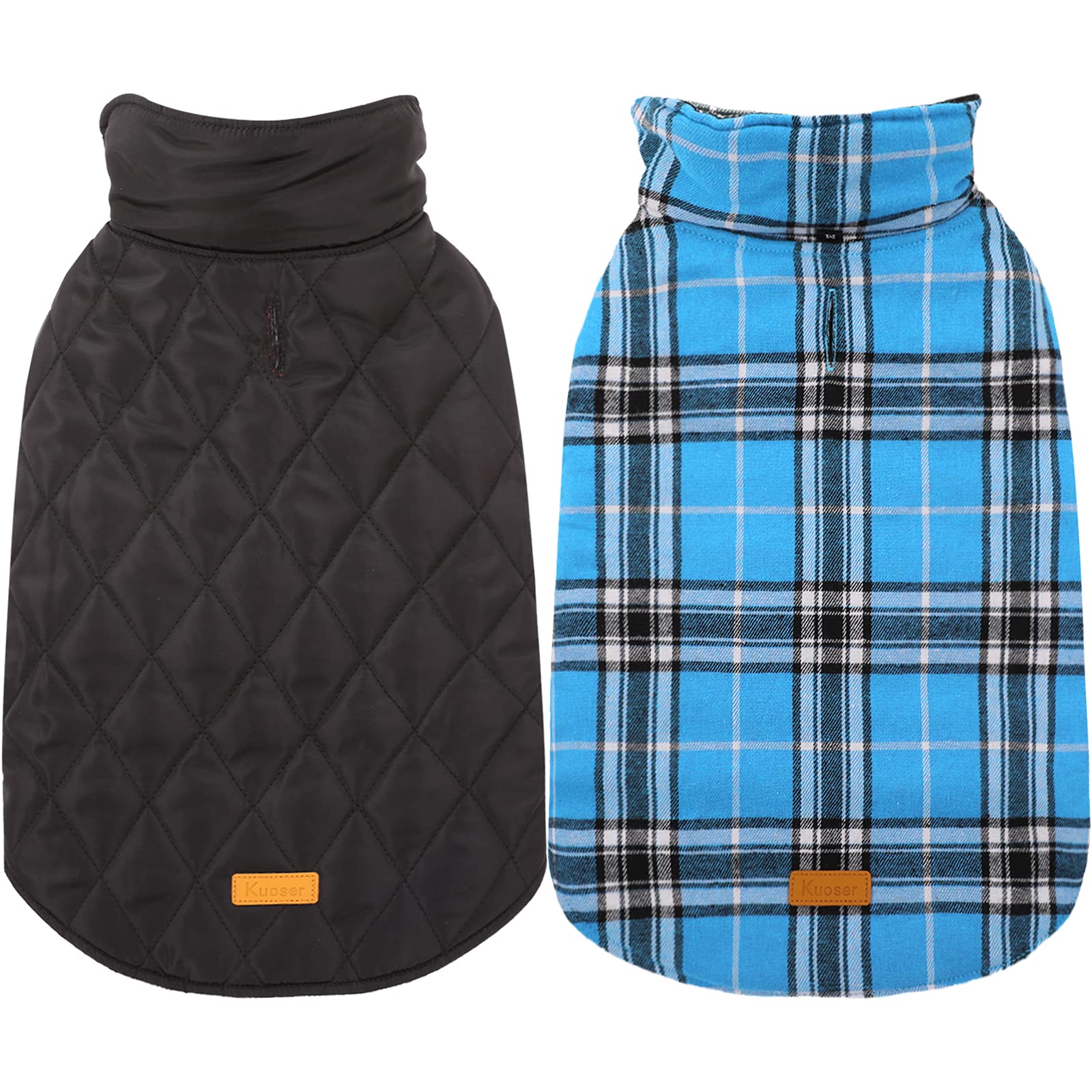 Kuoser capa para perro de invierno: ajuste reversible para mayor comodidad.