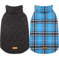 Kuoser capa para perro de invierno: ajuste reversible para mayor comodidad.