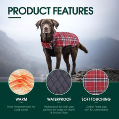 Kuoser capa-perro reversible ajustable versatilidad para climas variables