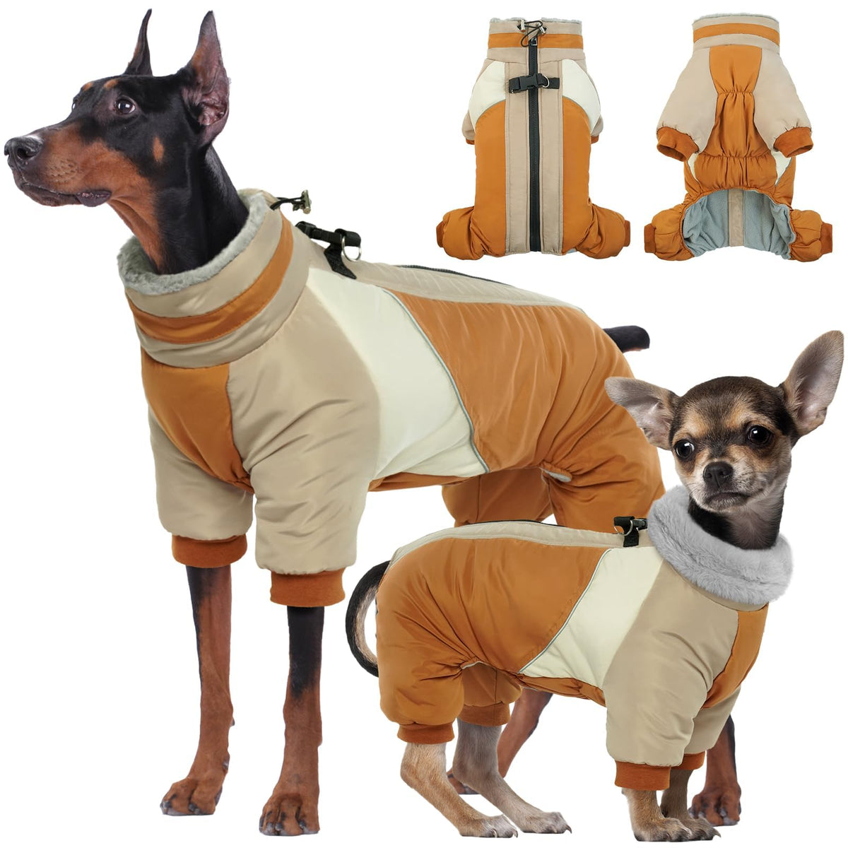 Kuoser capa total para perro mediano ofrece abrigo y cobertura completa.