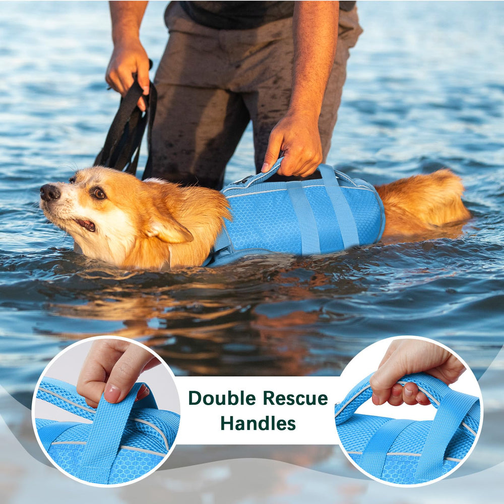 Kuoser chaleco con flotación de alta densidad para perros.