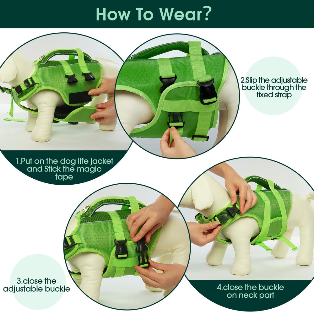Kuoser chaleco para perros en exteriores, seguridad cerca del agua.
