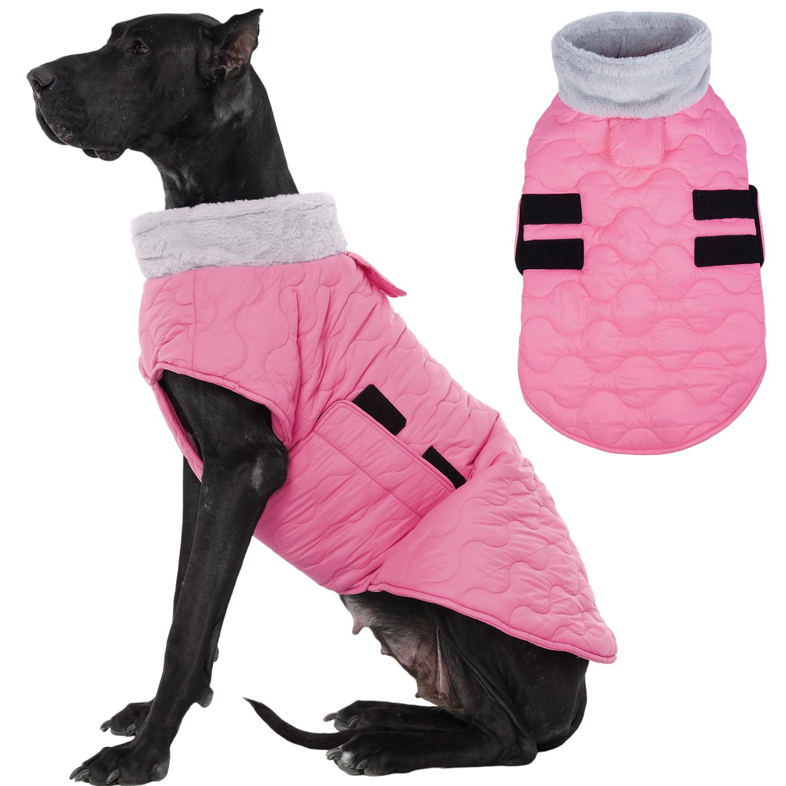 Chaqueta Kuoser para perro grande con exterior aislante para días fríos