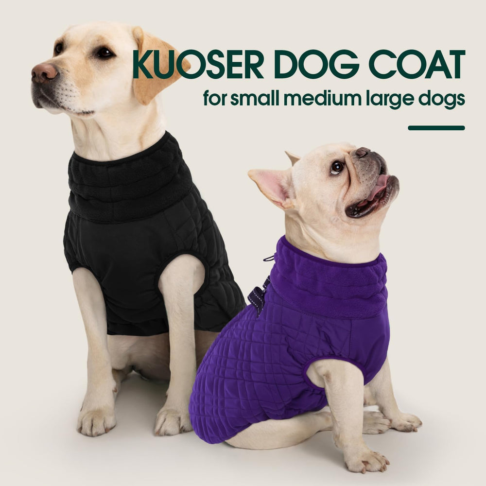 Kuoser chaqueta-perro-lavable a máquina, cuidado fácil tras salidas