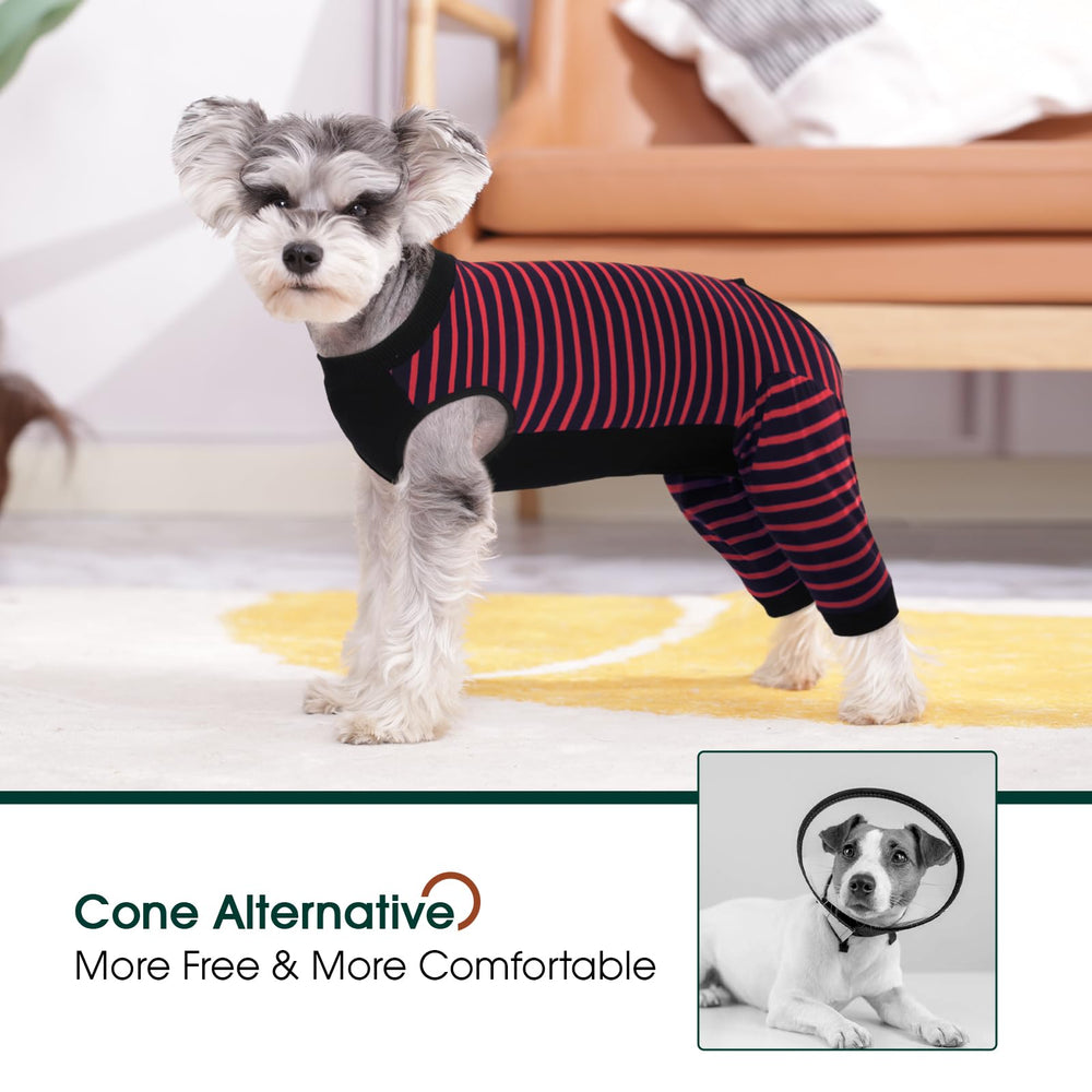 Kuoser diseño ropa recuperación perro: uso múltiple para postoperatorio y esterilización.