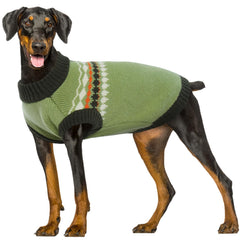 Kuoser suéter para perro con diseño sin mangas, ideal para salidas invernales.