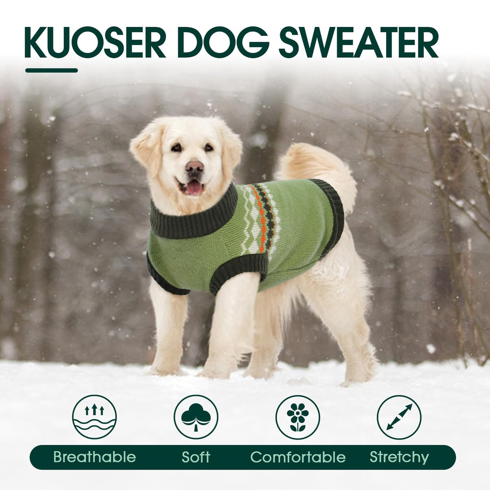 Kuoser suéter versátil para perros, perfecto para paseos diarios.