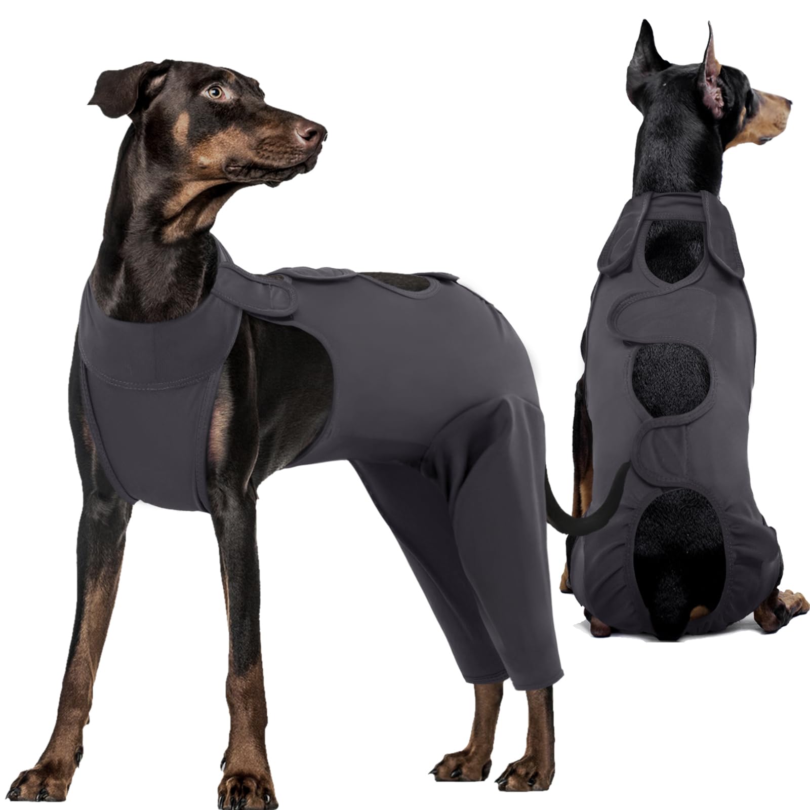 Kuoser Pijama recuperación perro manga larga protege heridas y reduce lamido