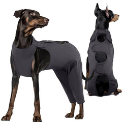 Kuoser Pijama recuperación perro manga larga protege heridas y reduce lamido
