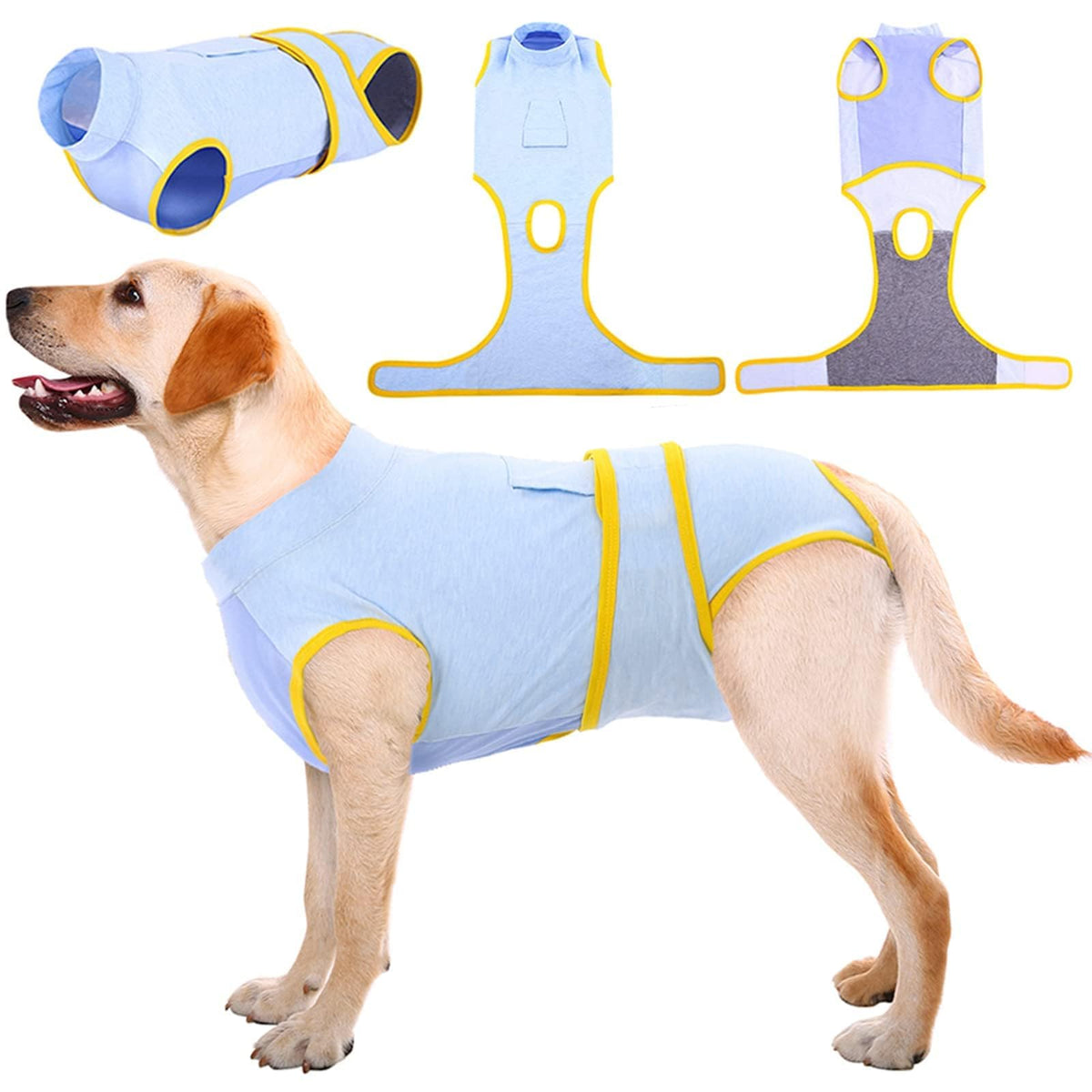 Kuoser camiseta-postoperatoria para perro, suave y transpirable para comodidad posquirúrgica.